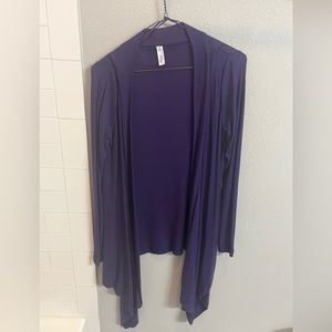 Purple Cardigan